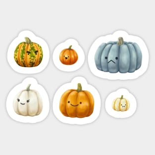 Various Pumpkins Sticker